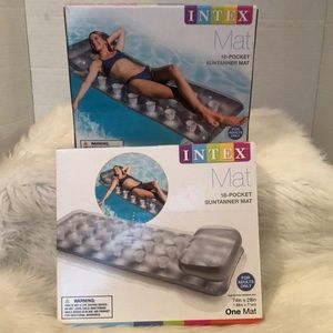 Float/Mat 74”x28” Set of 2 by Intex/NWT